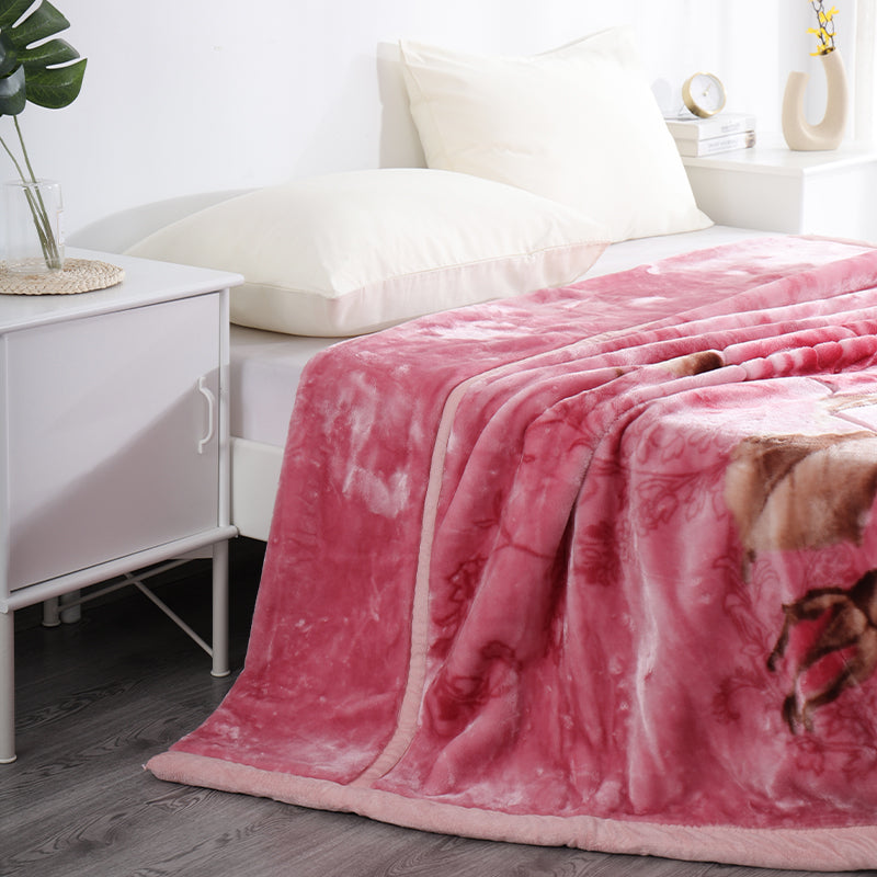 Pink Rose Blankets