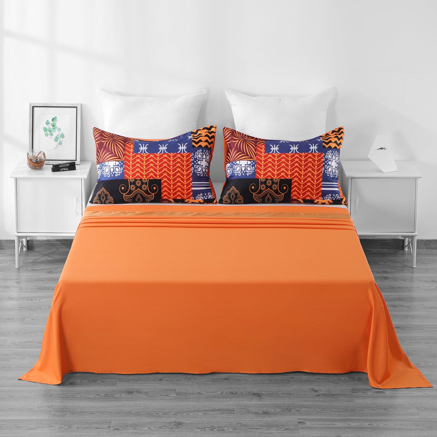 Duvet cover luxury-orange.