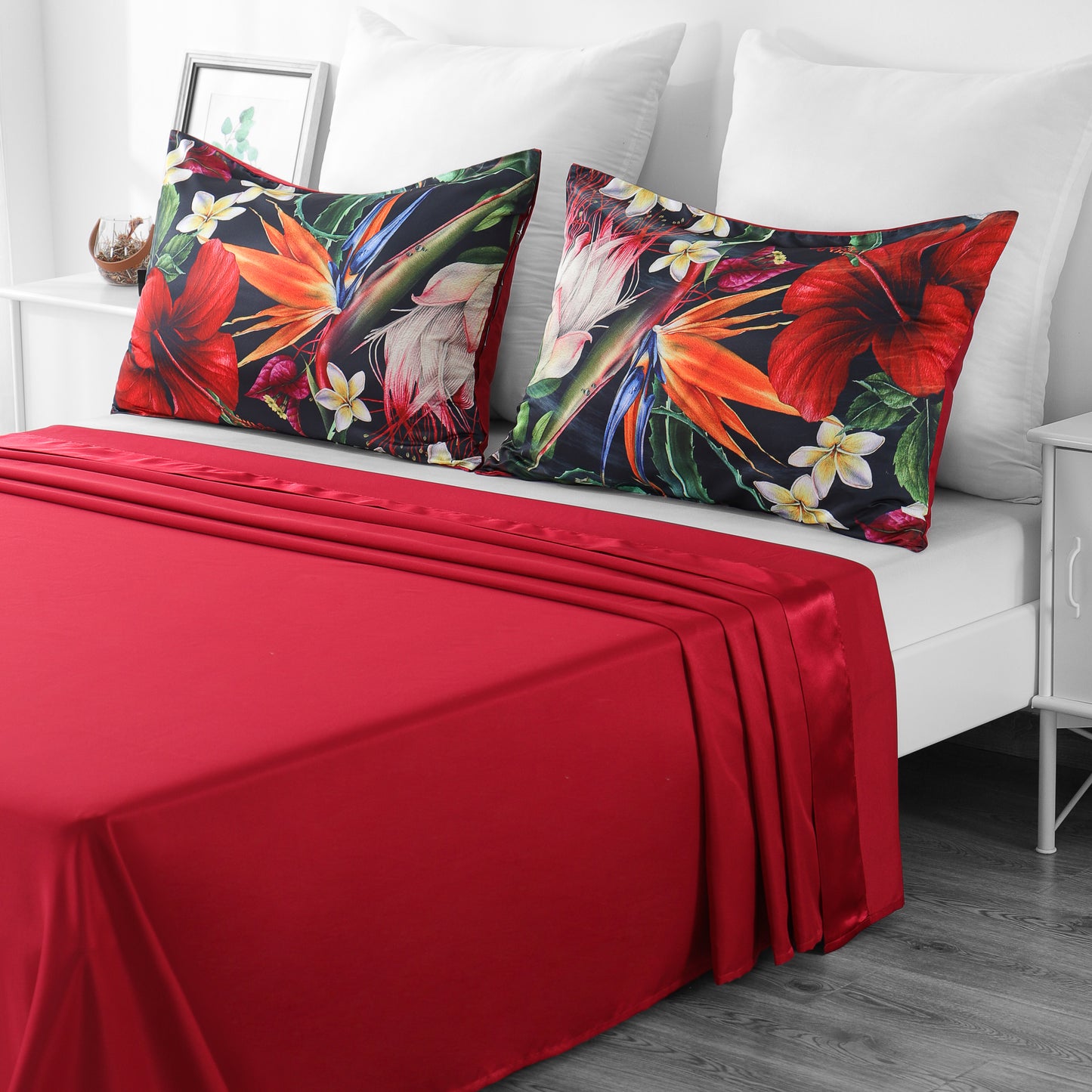 Duvet cover luxury-Red Rose