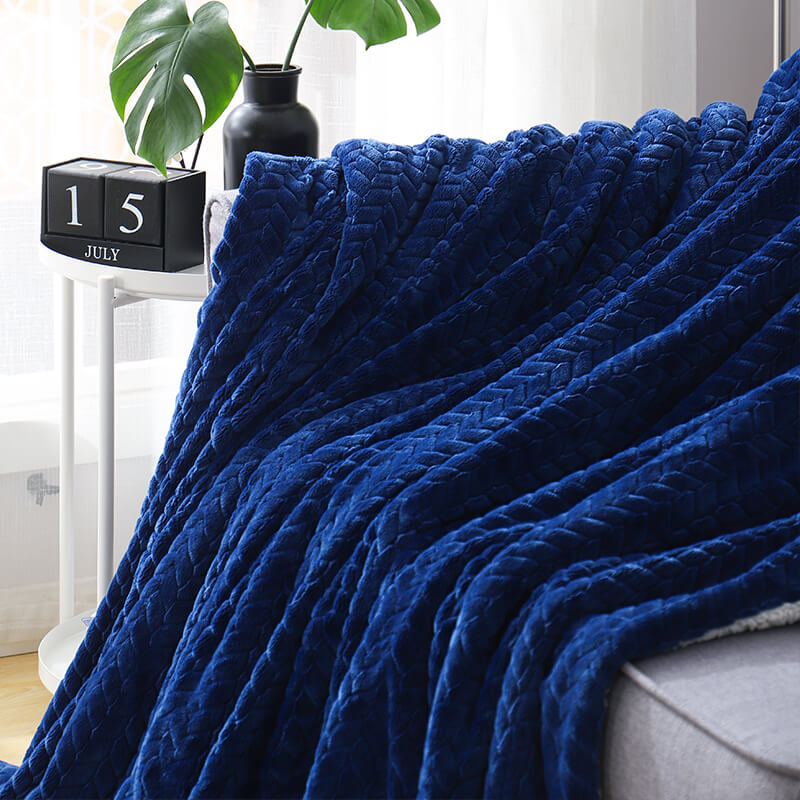Royal Blue Throw