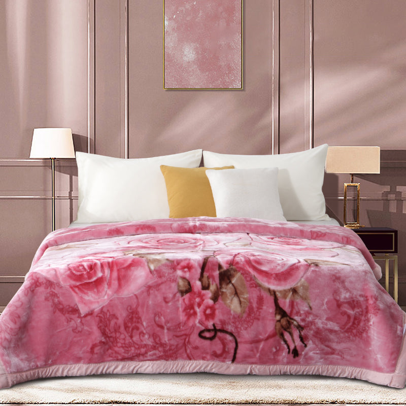 Pink Rose Blankets