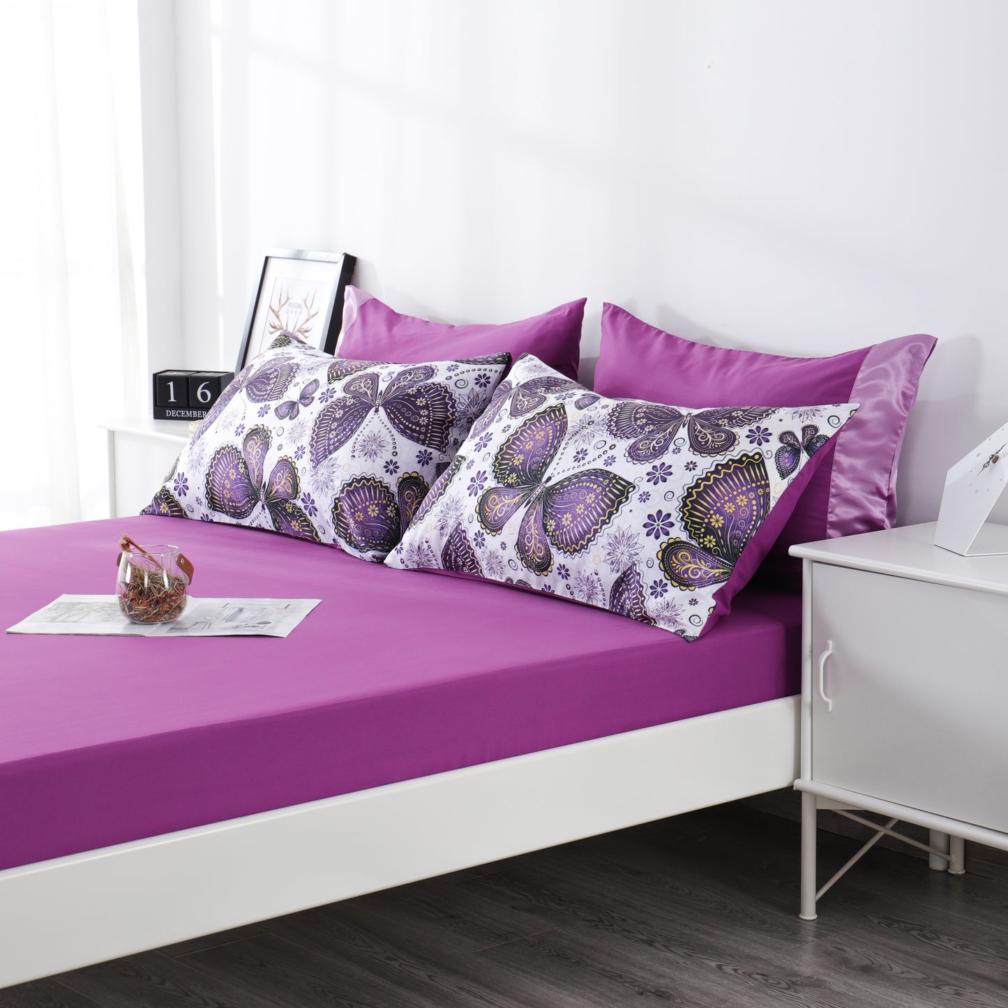 6 Piece Bed Sheet set-Butterfly