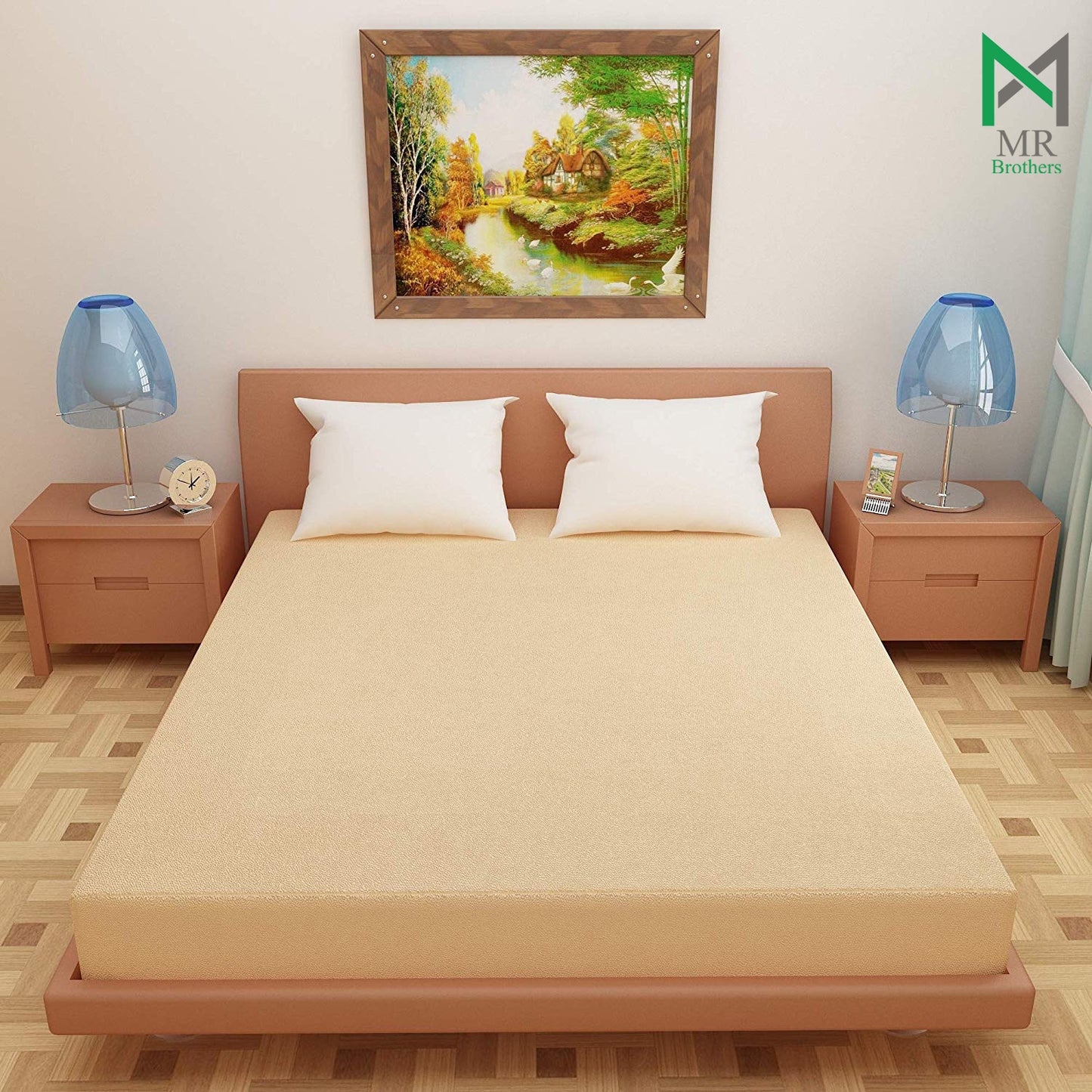 Mattress protector-Beige