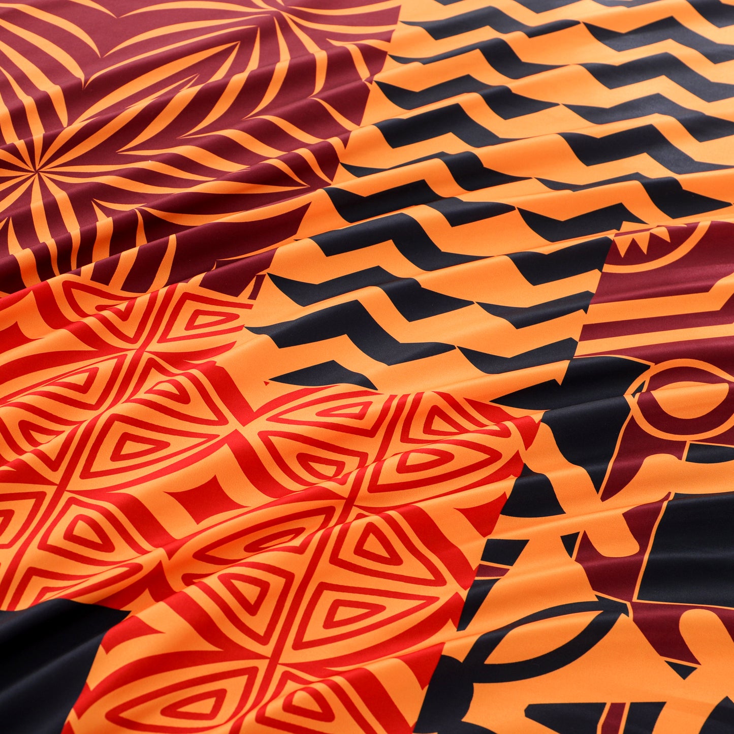 Duvet cover luxury-orange.