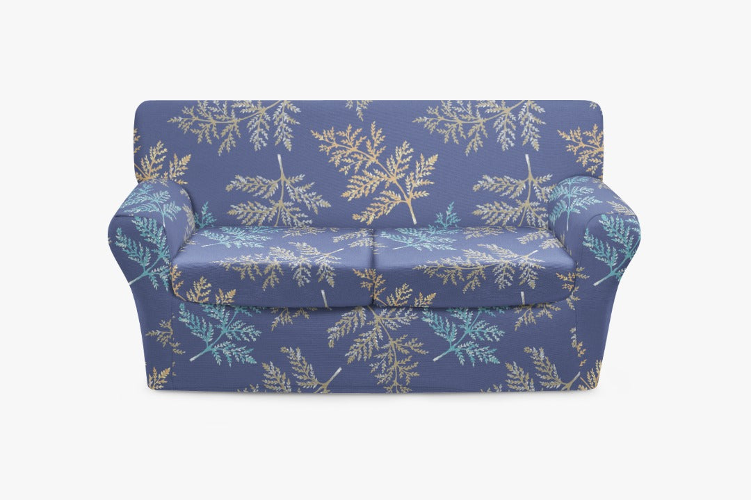 Colorful Leaves Sofa Slip Cover