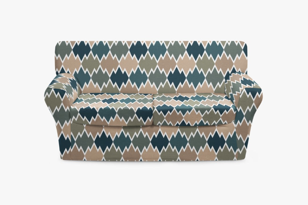 Zig-Zag Sofa Slip Cover